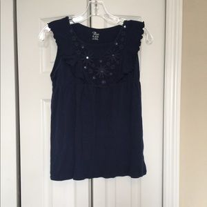 Navy Blue Tank Top
